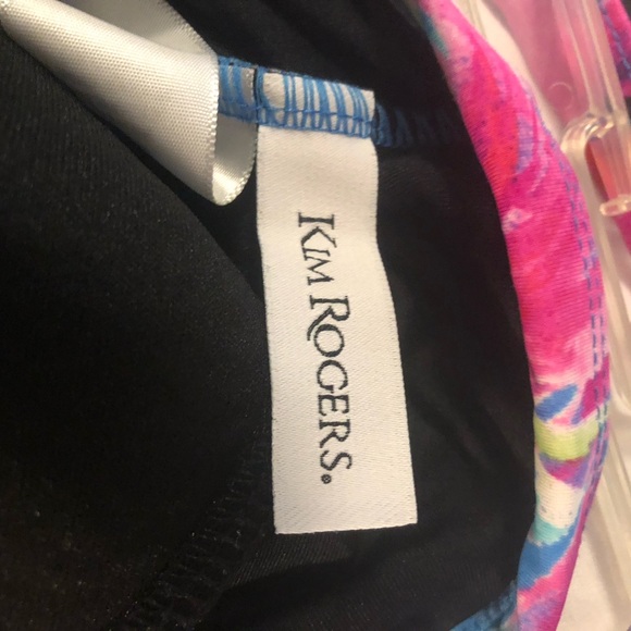 EUC Kim Rogers Floral Pink Tankini XL - Picture 5 of 7